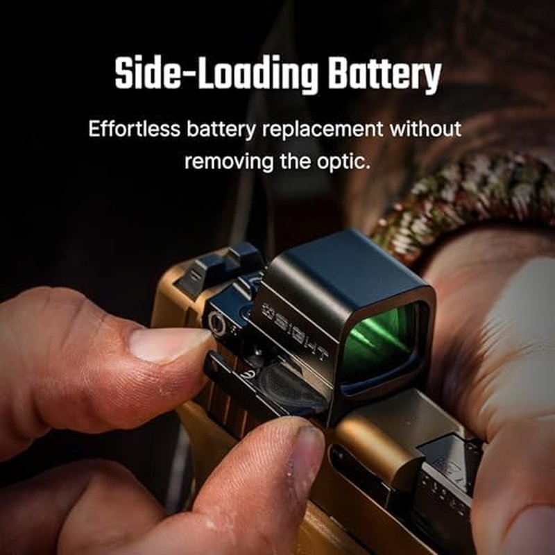 OSIGHT SE 6 MOA Green Dot Sight - Dual Reticle with 2 MOA Dot & 32 MOA Circle for Precision Shooting