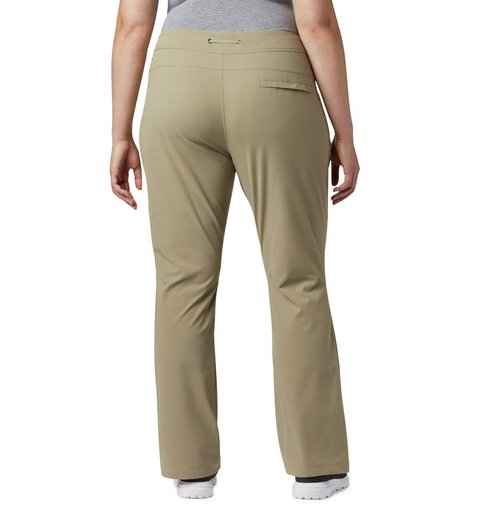 Columbia Womens Anytime Outdoor Boot Cut Hiking Pants, Tusk, 20 Plus