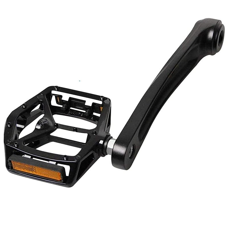 Bicycle Crank Arm,Bike Crank Left Arm,170mm Aluminium Alloy Crank Arm Set Bike Crank Arm Replacement for Mountain Bike Road Bike,Horizontal Square Hole (Black, Rhombic Hole)