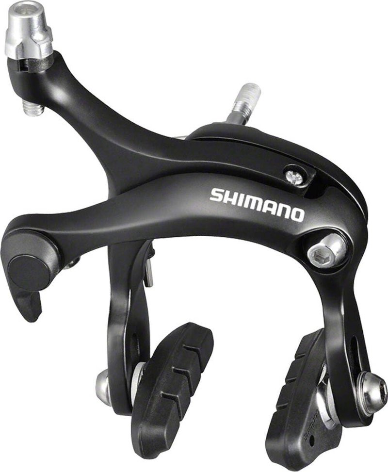Shimano Caliper Brake, BR-R451, Front, CS57, W/R50T2 Shoe, Sunken NUT:10.5/12.5/18/27MM Black