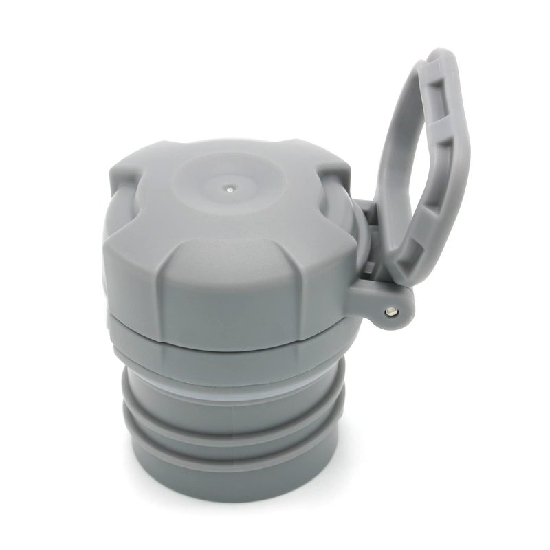Standard-Mouth Replacement Flip Lid for Hydro Flask, Simple Modern Ascent, Classic Klean Kanteen. (Gray)