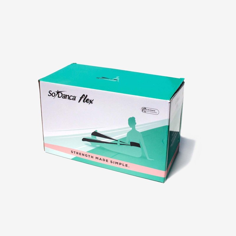 So Danca Flex Band AC30 | Hands-Free Dance Stretching and Strengthening Device for Foot, Ankle & Turnout Training | Adjustable Resistance Bands