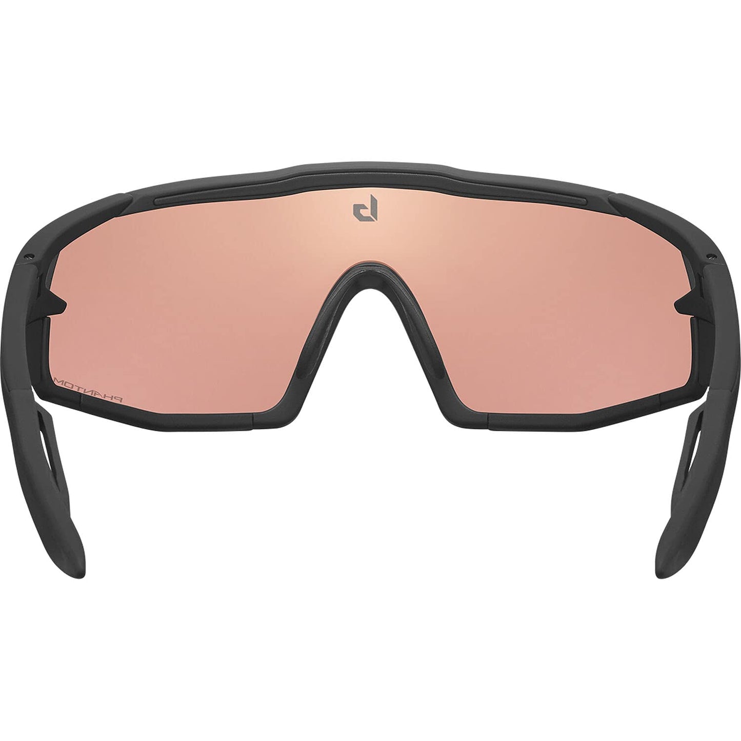 bollé 12627 B-Rock Pro Rectangle Sunglasses, Matte Black - Phantom Vermillon Gun
