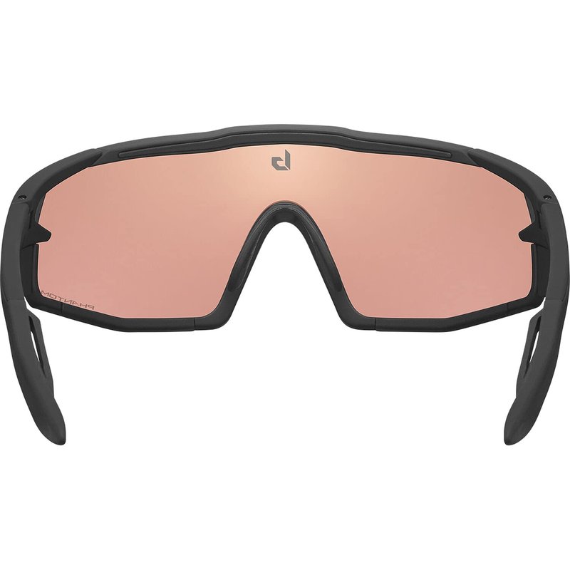 bollé 12627 B-Rock Pro Rectangle Sunglasses, Matte Black - Phantom Vermillon Gun