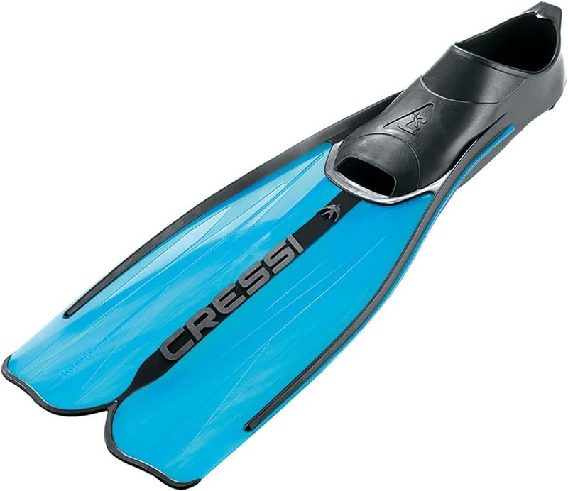 Cressi Adult Snorkeling Fins - Lightweight Full Foot Design for Optimal Thrust | Made in Italy