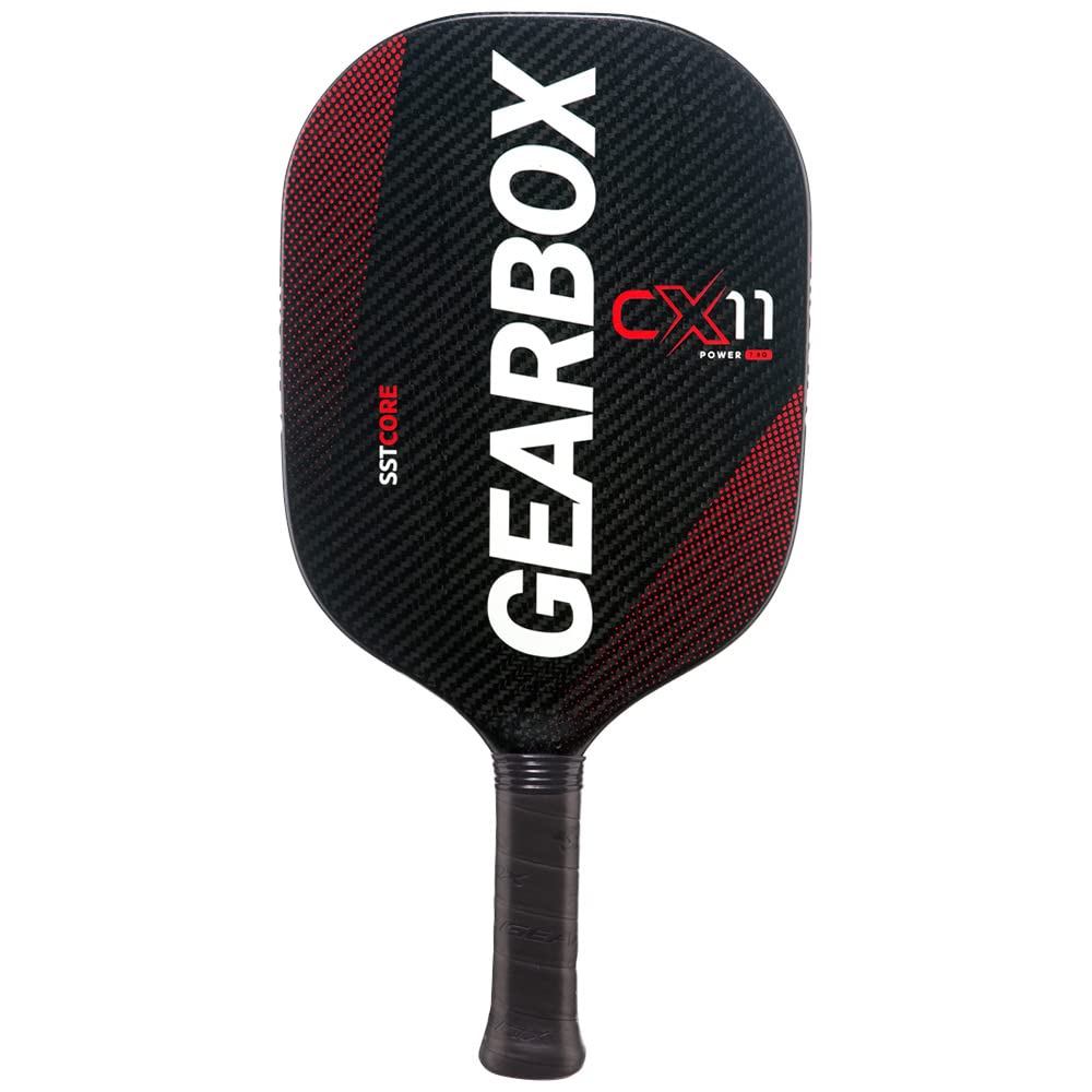 Gearbox CX11Q Power Pickleball Paddle, 7.8 Oz, Red