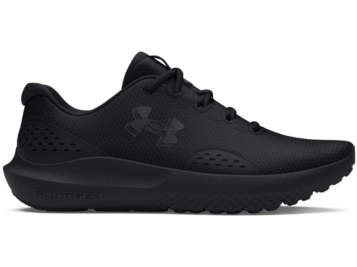 Under Armour Men's Surge 4, (001) Black/Black/Black, 8, US