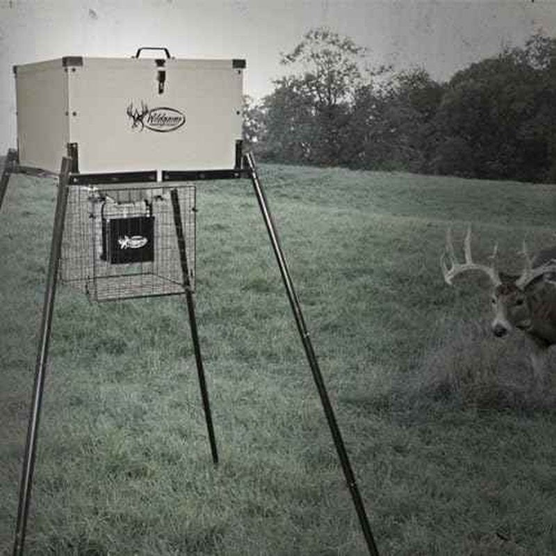 WILDGAME INNOVATIONS Varmint Cage Weather-Resistant Durable Steel Varmint Guard for Hunting Game Feeder & Power Control Unit