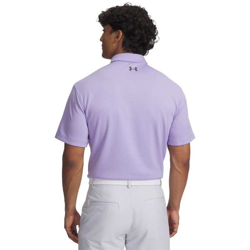 Under Armour Men's Tech Golf Polo, (538) Transparent / / Pitch Gray, X-Large Tall