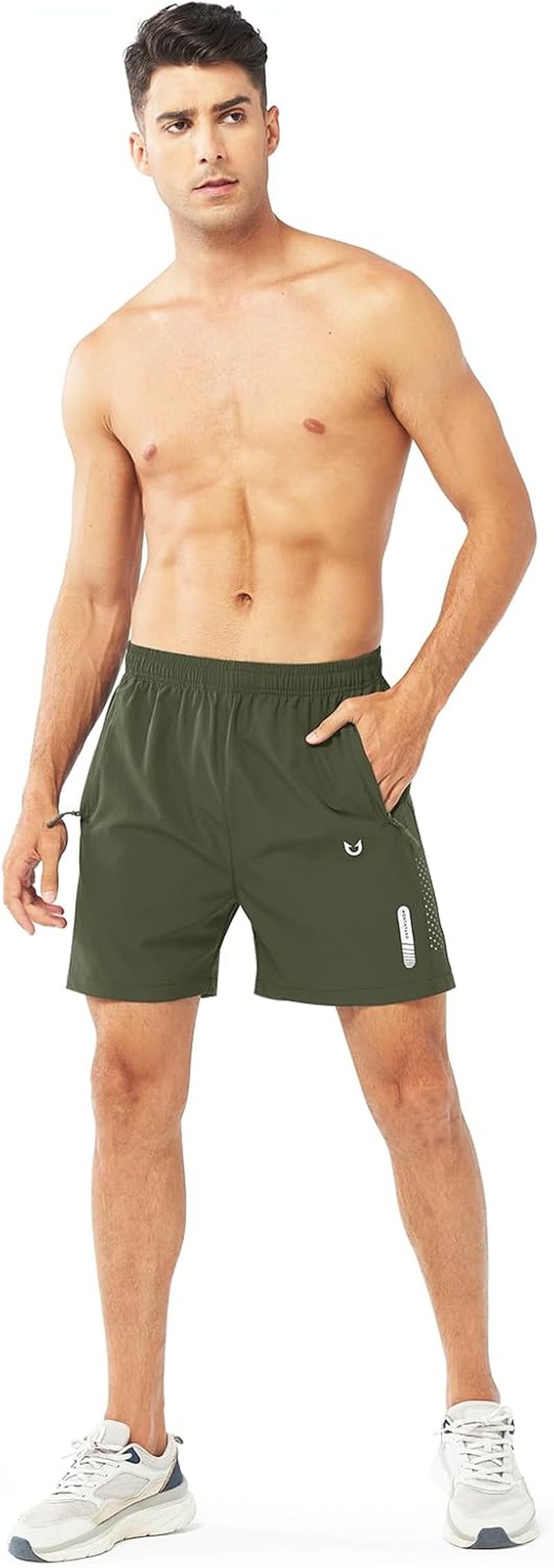 Men's Athletic Running Shorts - Quick Dry Lightweight Gym Workout | 5"/7"/9" Sizes for Basketball & Tennis