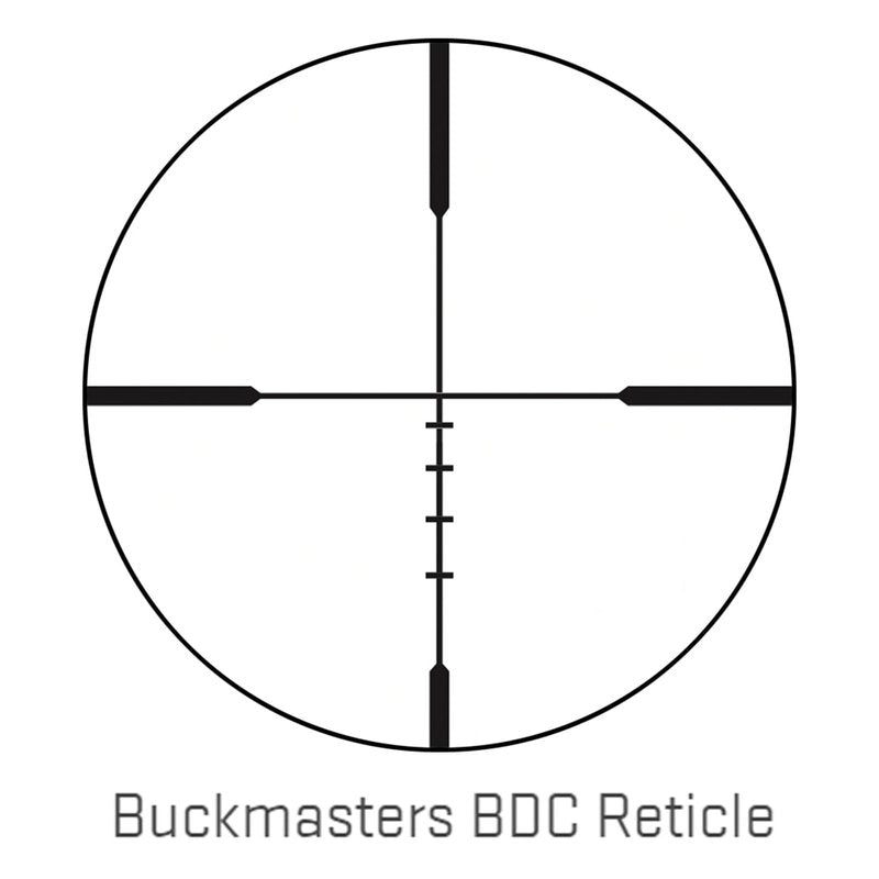 SIG SAUER Buckmasters 3-12x44mm 1" Tube Second Focal Plane/SFP/F2 Durable Shockproof Waterproof Fogproof Black Riflescope, Buckmasters BDC Reticle, Flip-Back Lens Covers Included