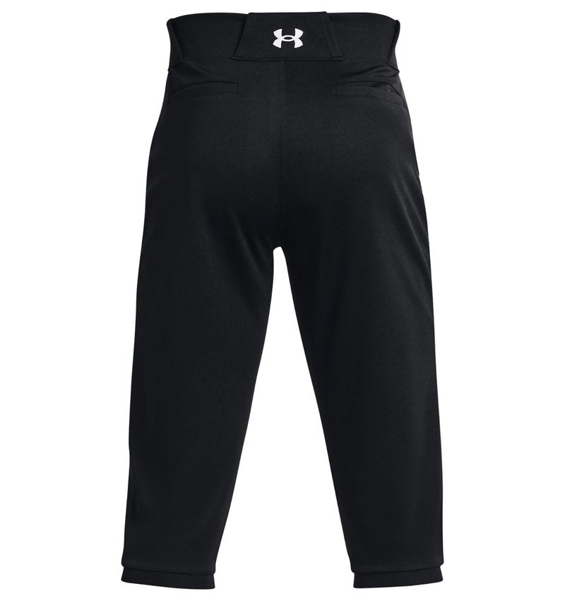 Under Armour Men's Utility Baseball Knicker 22, (001) Black / / White, Medium