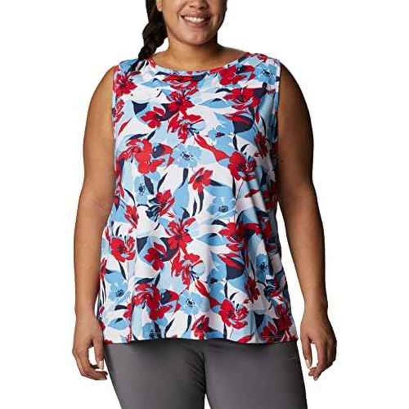 Columbia Women's Columbia Women¡¯s Chill River Tank Top, Moisture Wicking, Sun Protection