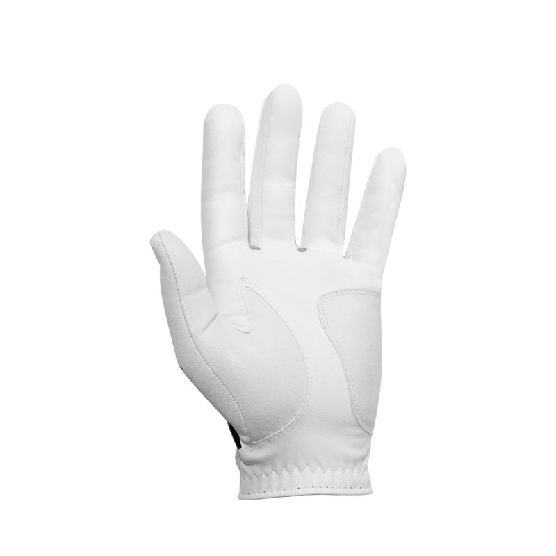 FootJoy Men's WeatherSof Golf Glove, White, Large, Worn on Left Hand