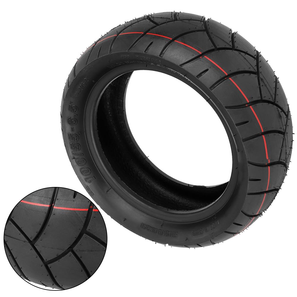 11 inch Electric Scooter Tubeless Tire 90/65-6.5 Tubeless Tires 100/55-6.5 Tubeless Tyre For Modified Electric Scooter Replacement Wheel