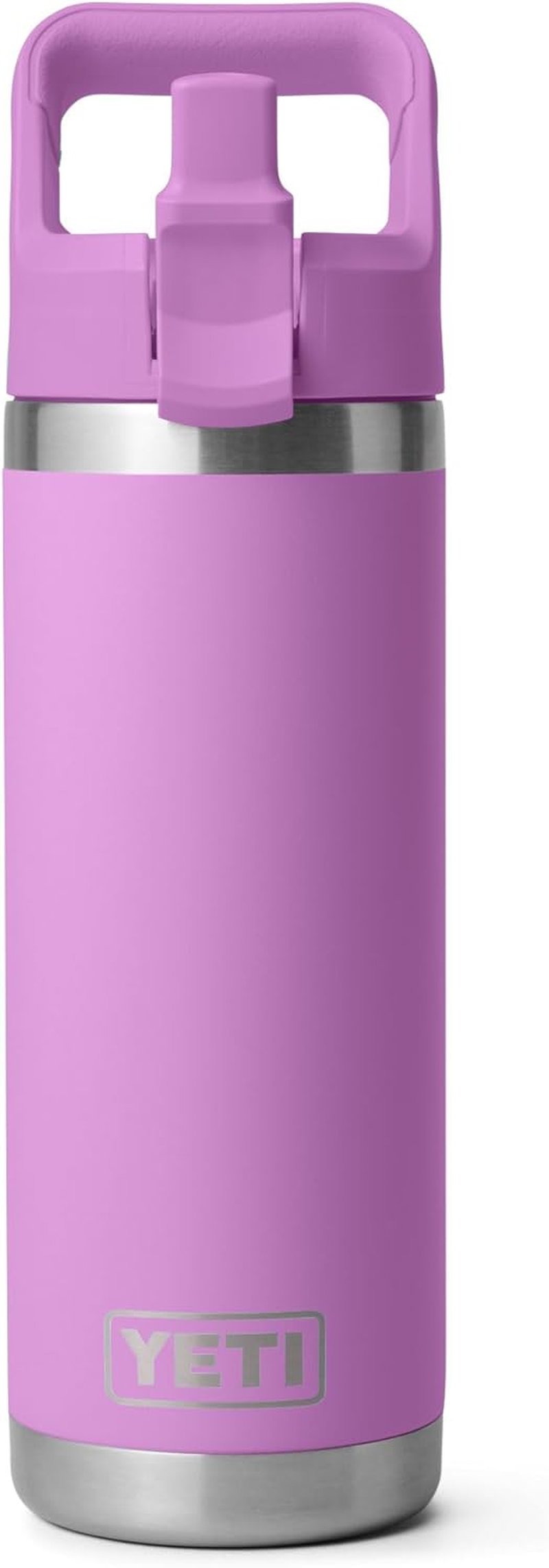 YETI Rambler 18 oz Bottle - Vacuum Insulated Stainless Steel with Color Matching Straw Cap | Desert Bloom