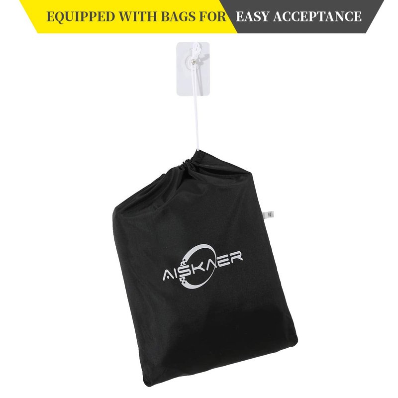 Aiskaer Bike Cover for 2-3 Bikes, Waterproof, Black, Polyester, Heavy Duty, Mountain, Road, Electric Bikes