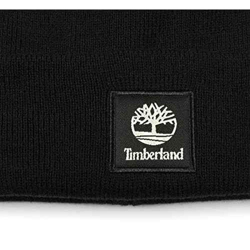 Timberland Men's Cuffed Beanie with Tonal Patch