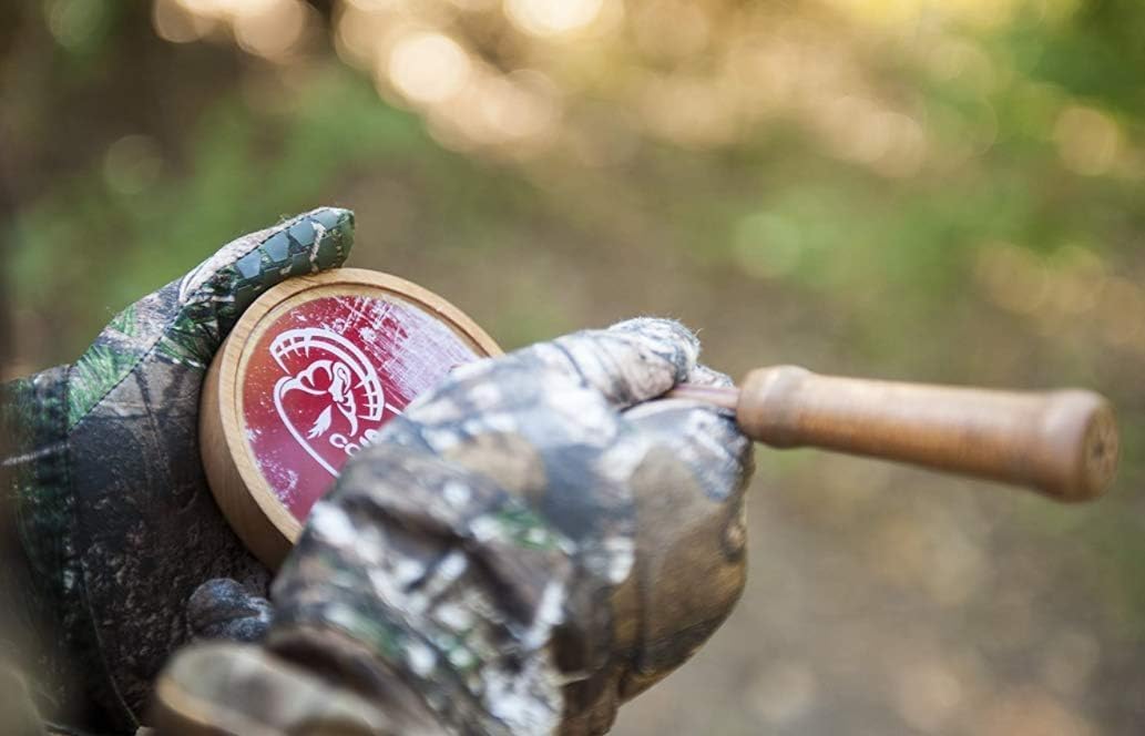 Turkey Pot Call - STRUT COMMANDER Slate & Cherry Scratch Call for Realistic Sound | Perfect for Hunters