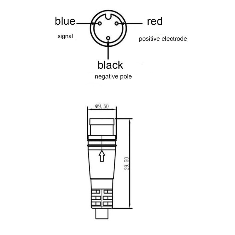 Pissente Electric Bike Hall Sensor, 12 Magnets, Dual Hall Side Mount for Motorcycles and E-Bikes