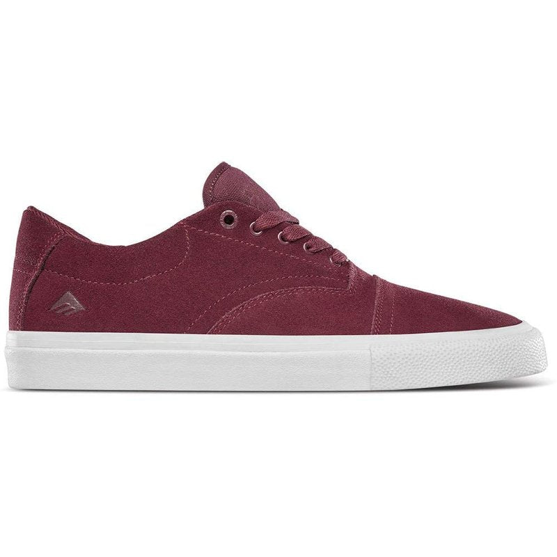 Emerica Men's Provider Shoe, Burgundy/White, 5 Medium US