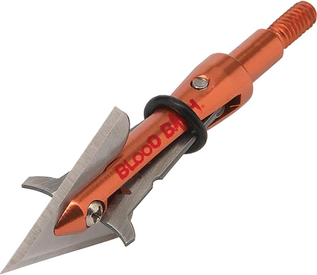 Blood Bath Broadhead 100 Gr - 3 Pack | Orange Archery Tips for .30-06