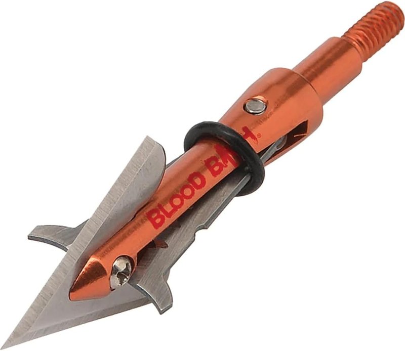 Blood Bath Broadhead 100 Gr - 3 Pack | Orange Archery Tips for .30-06