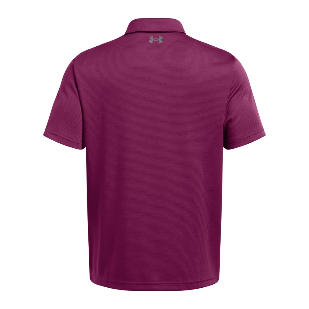 Under Armour Men's Tech Golf Polo, (505) Purple Gemini / / Pitch Gray, X-Large Tall