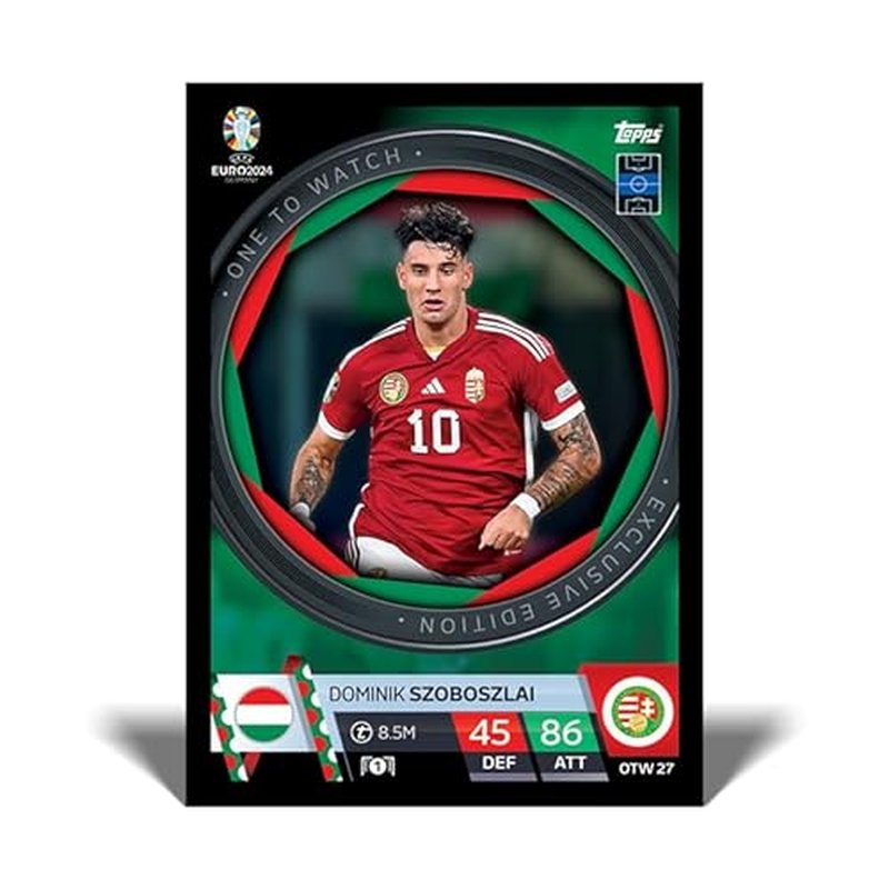 Topps Official Match Attax for 2024 European Football Championship - Tournament Box (30 Exclusive Packages)