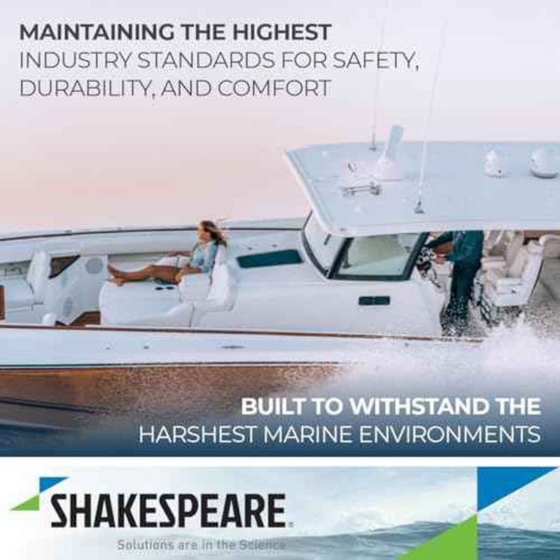 Shakespeare 5206-N White 8' Marine Antenna