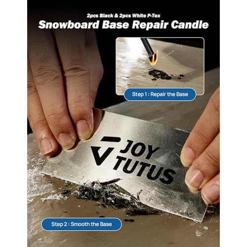 JOYTUTUS Ski & Snowboard Tuning Kit with Wax, Standard & Advance & Professional Kit with Wax Iron