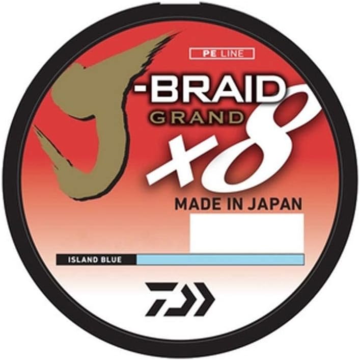 Daiwa J-Braid Grand 8X Fishing Line - 300 Yards, Durable & Strong