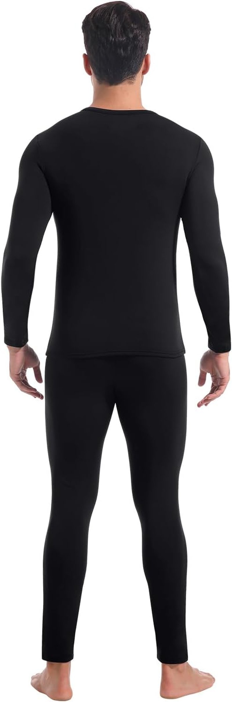 Long Johns Thermal Underwear for Men - Soft Fleece Lined Base Layer Gift Set | Cold Weather Comfort