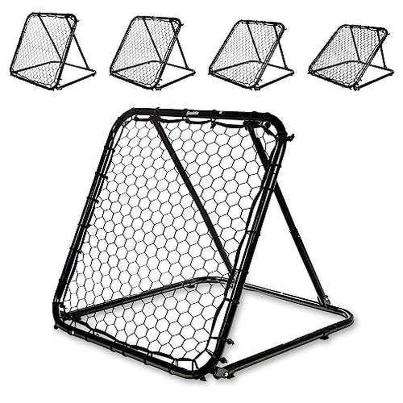 Franklin Sports Basketball Pass Back Rebounder Net - Multi-Sport Training Rebound Screen - Perfect for Passing and Shooting Practice - 3' x 3', Black (92499X)