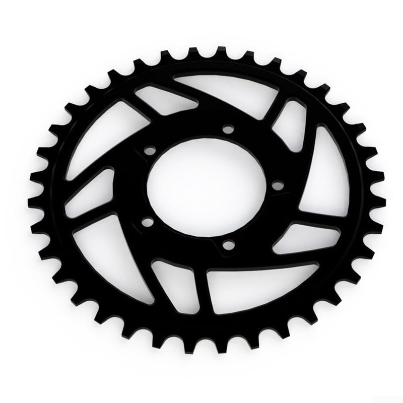 Electric Bike Ebike 36T Chainring Offset Correction, Chainring for Mid-Drive Kit Electric Bike Mid-Drive Conversion Bike Chainring Mount Offset Round Chainring Black