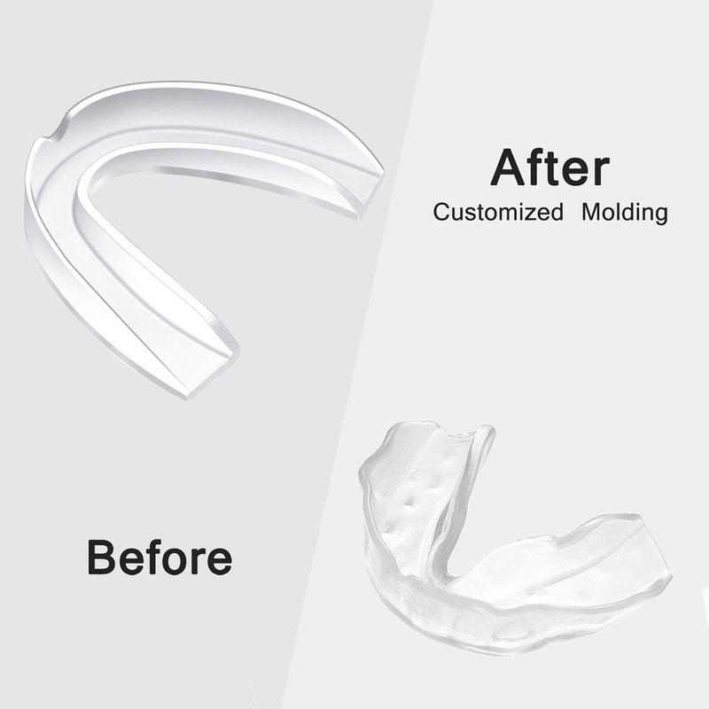 Nuanchu 30 Pack Sports Mouth Guard Athletic Moldable Mouth Guard Boxing Protection for Adult Hockey Football Basketball Lacrosse Boxing(Clear)