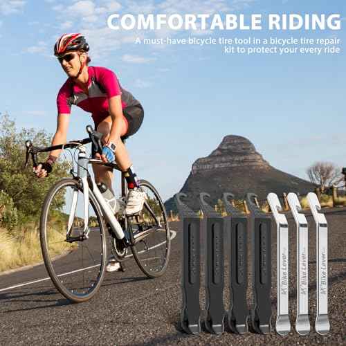 Premium Bicycle Tire Lever Tyre Spoon Iron Changing Tool, Bike Tire Levers Premium Stainless Steel Levers to Repair Bike Tube, Best Tire Changing Tool