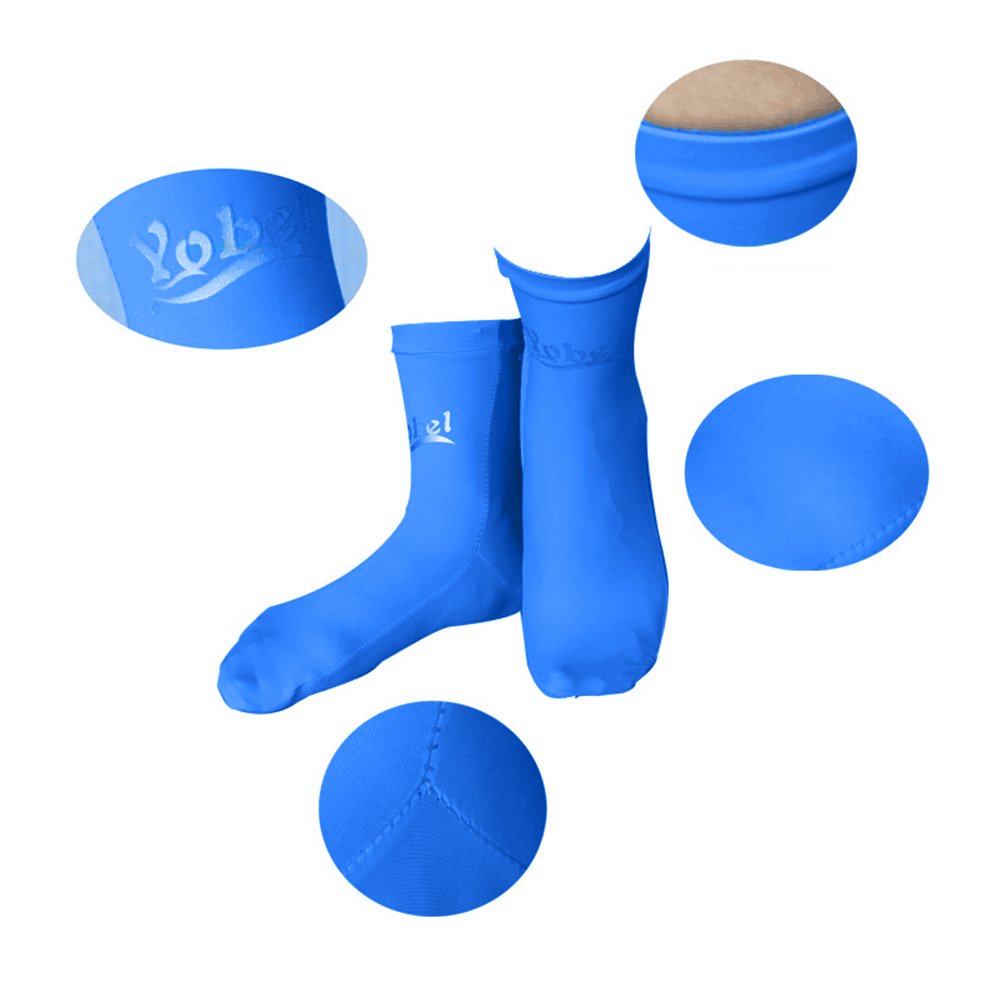 Water Sports Swimming Dive Socks Neoprene Diving Swimming Fin Boot Socks, Blue
