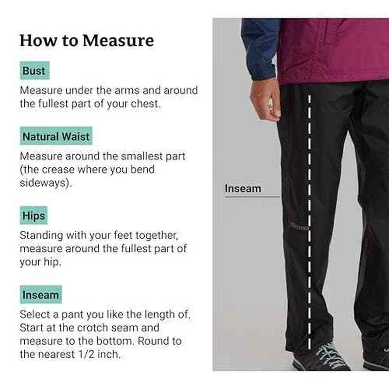 MARMOT Womens Precip Eco Full Zip Pant