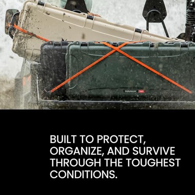 NANUK 910 Hard Case with Foam Single Sporting Gear, IP67 Waterproof Hard Storage, Made in North America Short Case with foam? (14.3¡¯¡¯ x 11.1¡¯¡¯ x 4.7¡¯¡¯)
