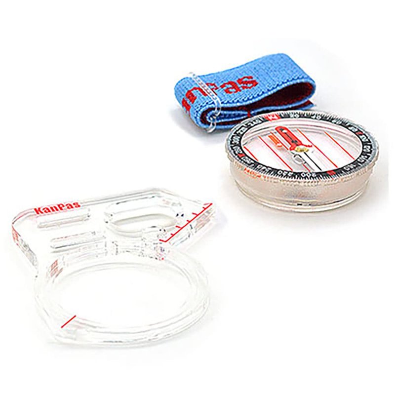 KanPas MA-40-FS Thumb Orienteering Compass: Acrylic, Shockproof & Waterproof