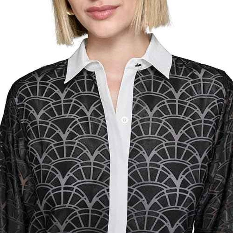 KARL LAGERFELD Women's Soft Everyday Blouse