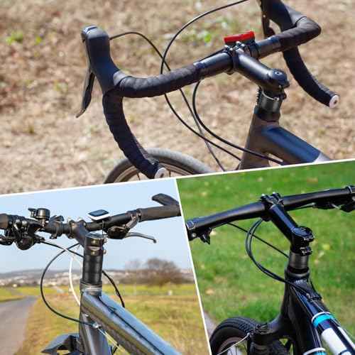 11PCS Bike Carbon Fiber Headset Spacers, Matte Finish, Fits 1-1/8 Inch Stem for MTB, Road Bicycle Handlebar Stems, (15/10/5/3/2/1mm) 6 Sizes