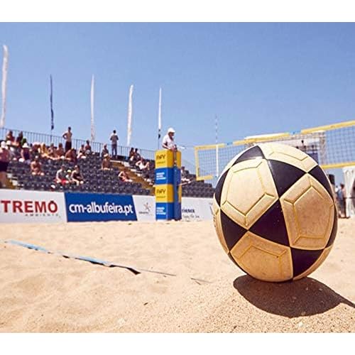 MIKASA FT5 Goal Master Soccer Ball Size 5 Official Footvolley Ball White Black