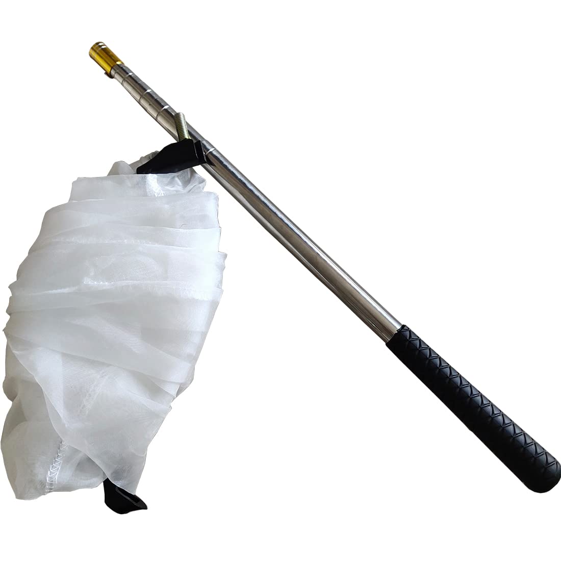 Telescopic Insect and Butterfly Net Catching Insects Bugs Fishing Nets, Stainless Steel Handle Extends from 15 Inches to 59 Inches