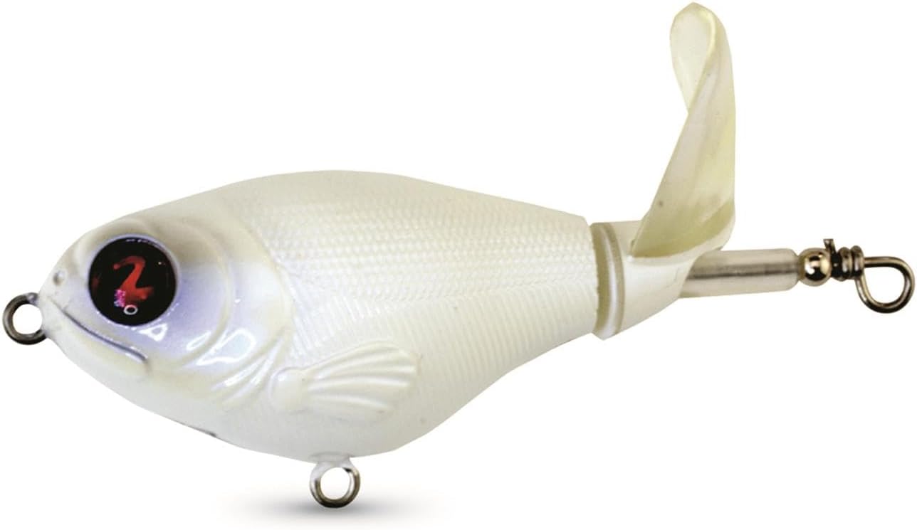 River2Sea Whopper Plopper 75 Fishing Lure - Bone Color | 3-Inch Topwater Bait