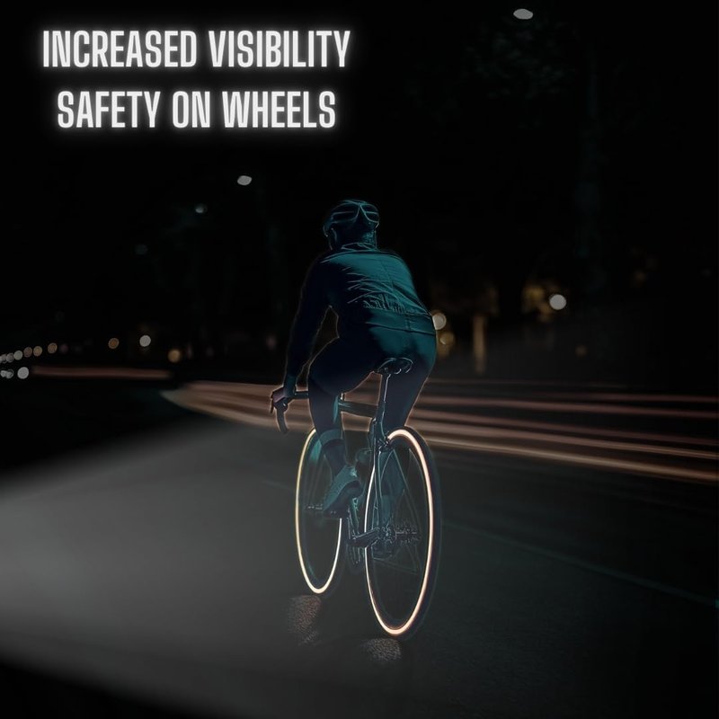 customTAYLOR33 (All Vehicles Special Edition Purple High Intensity Grade Reflective Copyrighted Safety Rim Tapes (Must Select Your Rim Size), 20" (TIRE Size, for Bicycles/E-Bikes)