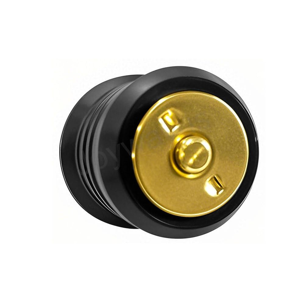 Joywayus Rubber Drain Plug Brass T Handle Twist Plugs for 1-1/4 Inch Diameter Boat Drains Boating Plumbing Fittings