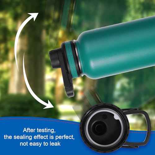 13pcs Water Bottle Lid Replacement for Thermoflask 24/32/40/64oz, Straw Gasket Replacement Accessories & Tweezers Silicone O Ring Rubber Seal Washer Part Compatible with Thermoflask Chug Spout Lid