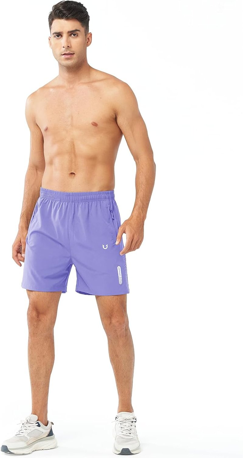 Men's Athletic Running Shorts - Quick Dry Lightweight Gym Workout Shorts | 5"/7"/9" Sizes for Sports & Exercise